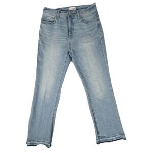 Ann Taylor Loft Jeans Womens Size 27 4 Blue Denim THE KICK‎ CROP 11" Rise 27x25